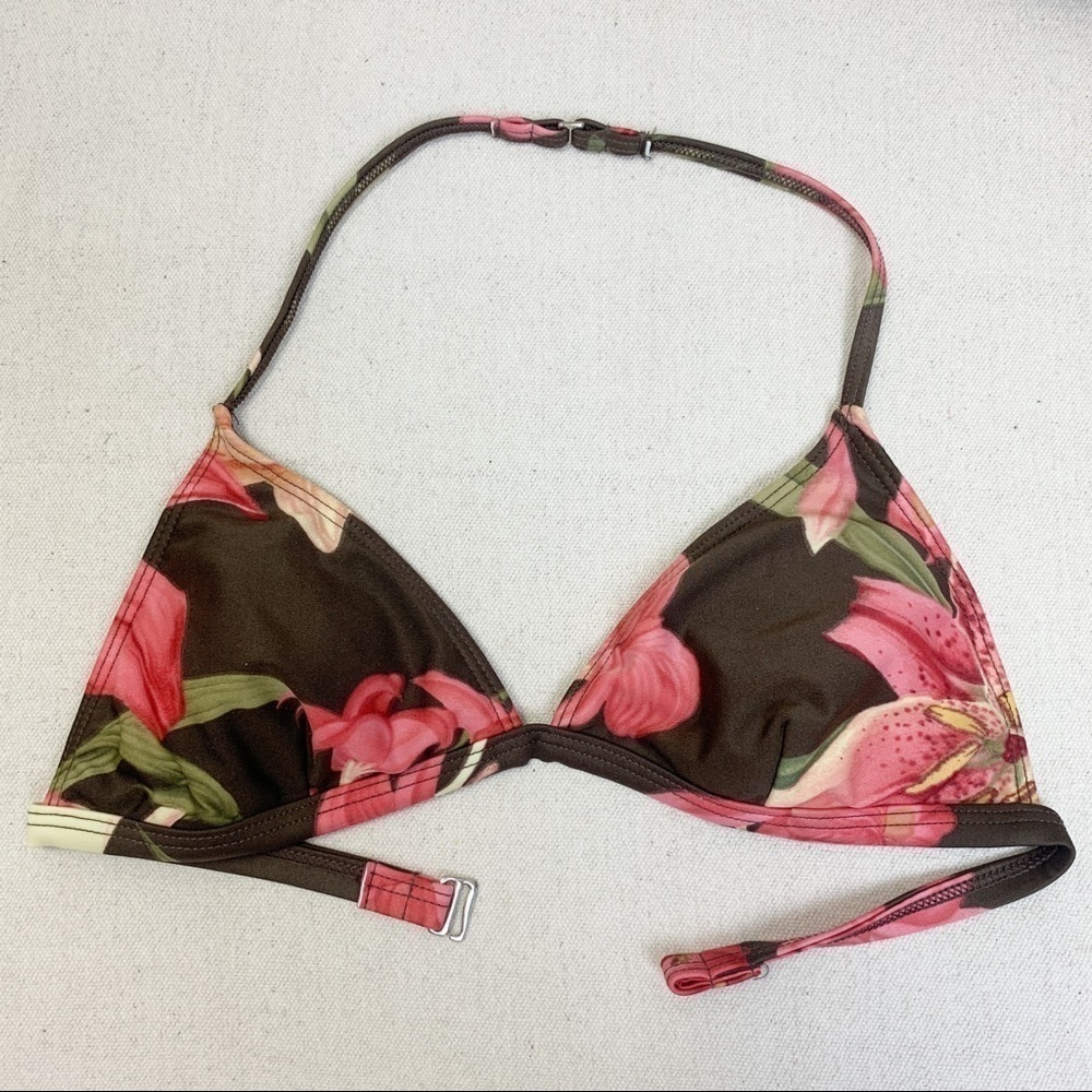 Tommy Bahama Floral Halter Bikini Top 6